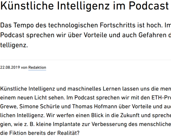 Künstliche Intelligenz im Podcast