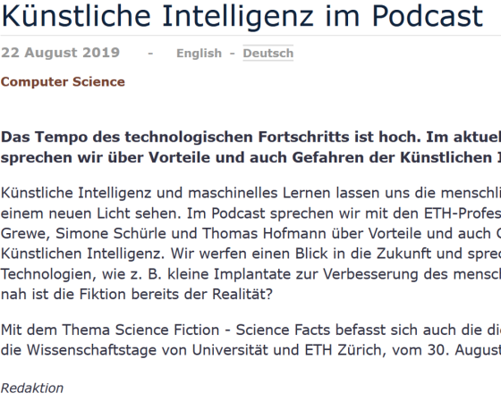 Künstliche Intelligenz im Podcast
